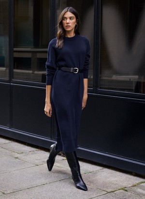 Moll Wool Blend Knitted Dress from Baukjen