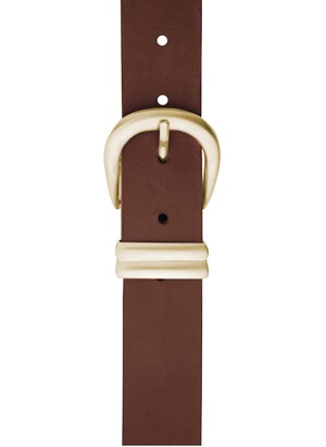 Baukjen Signature Gold Buckle Belt from Baukjen