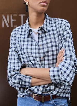 Graca Organic Cotton Check Shirt from Baukjen