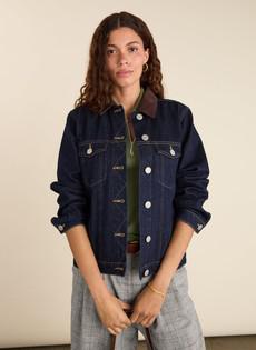 Nalan Organic Cotton Denim Trucker Jacket via Baukjen