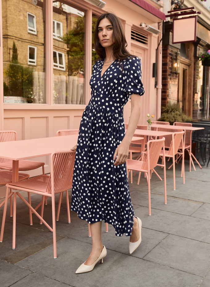 Lina Printed Midi Dress from Baukjen