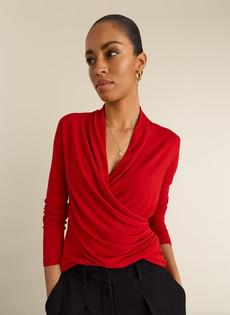 Gylda Fixed Wrap Top via Baukjen