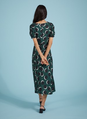 Kaydence Printed Midi Tea Dress with Livaeco from Baukjen