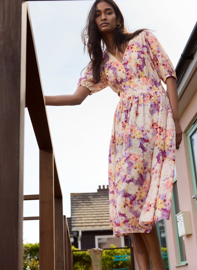 Lina Printed Midi Dress from Baukjen