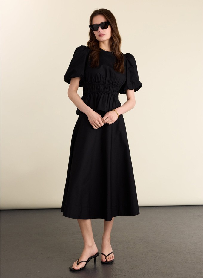 Loretta Organic Cotton Midi Skirt from Baukjen
