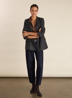 Organic Cotton Zip Collar Top from Baukjen