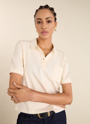 Cassidy Organic Cotton Polo Tee from Baukjen