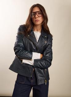 Kara Leather Jacket via Baukjen