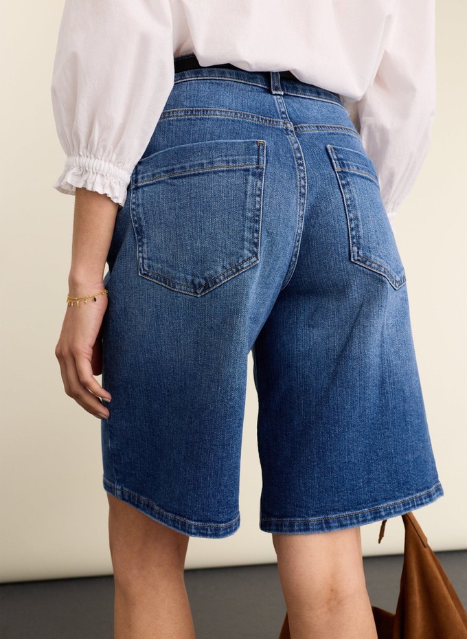 Britney Organic Cotton Stretch Denim Shorts from Baukjen