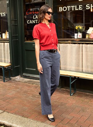 Sasha Organic Cotton Short Sleeve Cardigan from Baukjen Sasha Organic Cotton Short Sleeve Cardigan from Baukjen