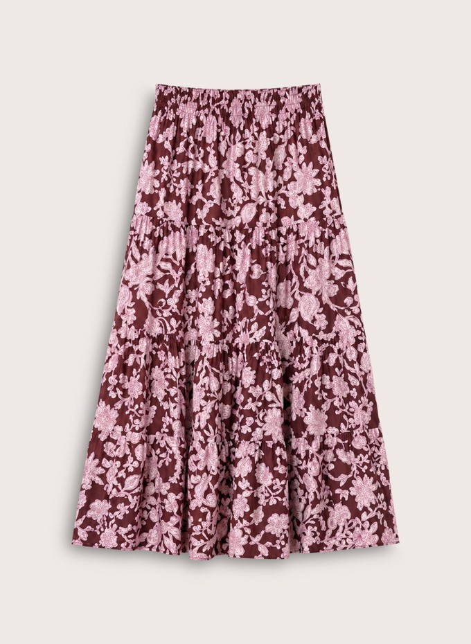 Tammy Organic Printed Midi Skirt from Baukjen