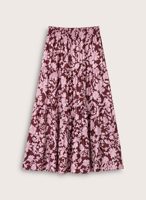 Tammy Organic Printed Midi Skirt from Baukjen