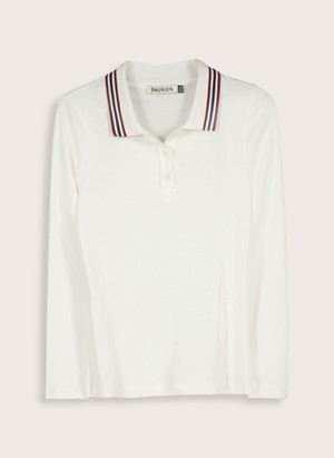 Cameron Organic Cotton Stripe Collar Top from Baukjen