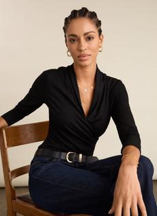 Gylda Wrap Top via Baukjen
