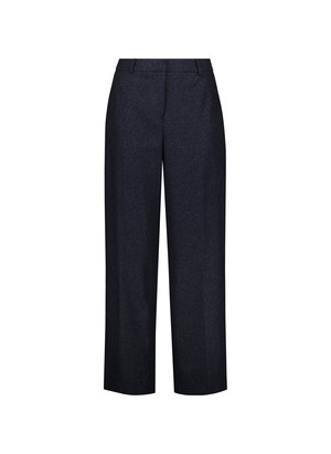 Gwynnie Wool Blend Wide Leg Trousers from Baukjen