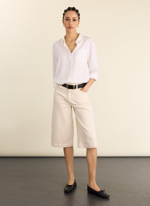 Tillie Organic Cotton Stretch Denim Shorts from Baukjen