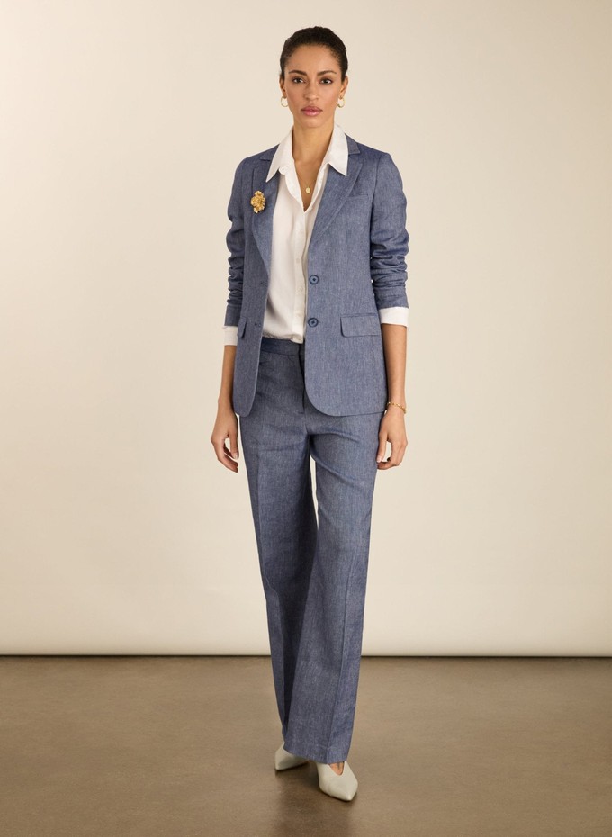 Giselle Linen & Cotton Blend Trousers from Baukjen
