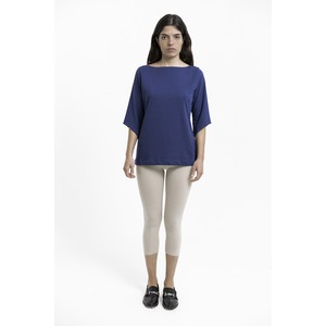 Boat Neck Top, 3/4 Sleeve in Pima Cotton from B.e Quality