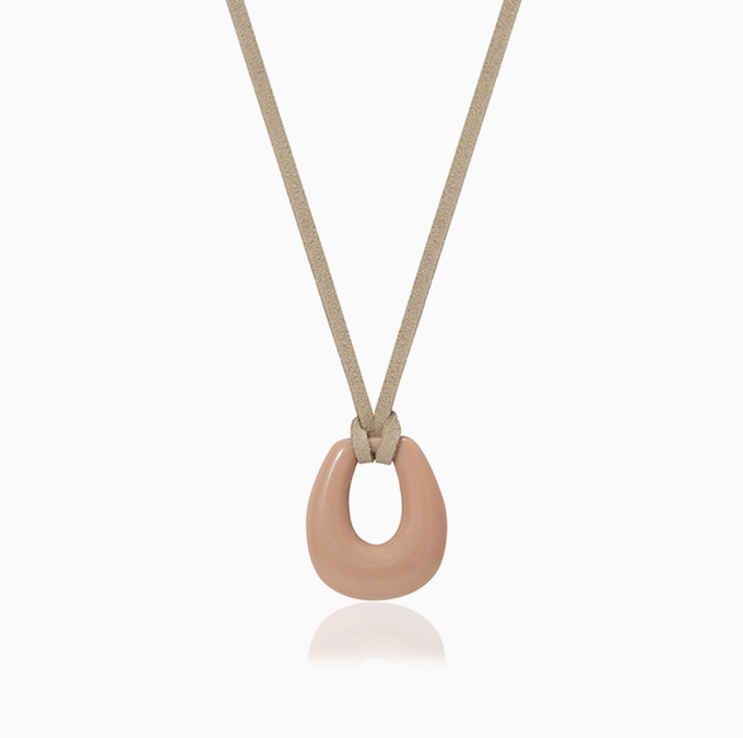 Sahara Necklace in Beige from Beaumont Organic
