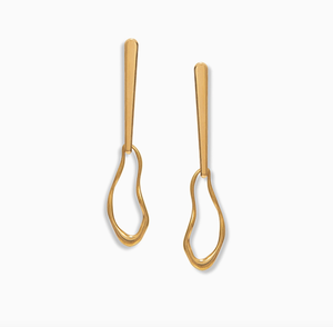 Terra Stud Earrings in Gold from Beaumont Organic