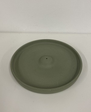 Ceramic Incense Plate in Sage Green from Beaumont Organic