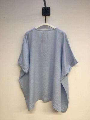 Leonor Linen Top in Pale Blue L Preloved from Beaumont Organic