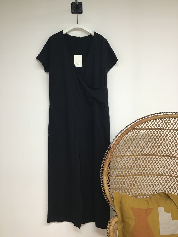 Veronica Organic Cotton Jumpsuit in Black L Preloved from Beaumont Organic