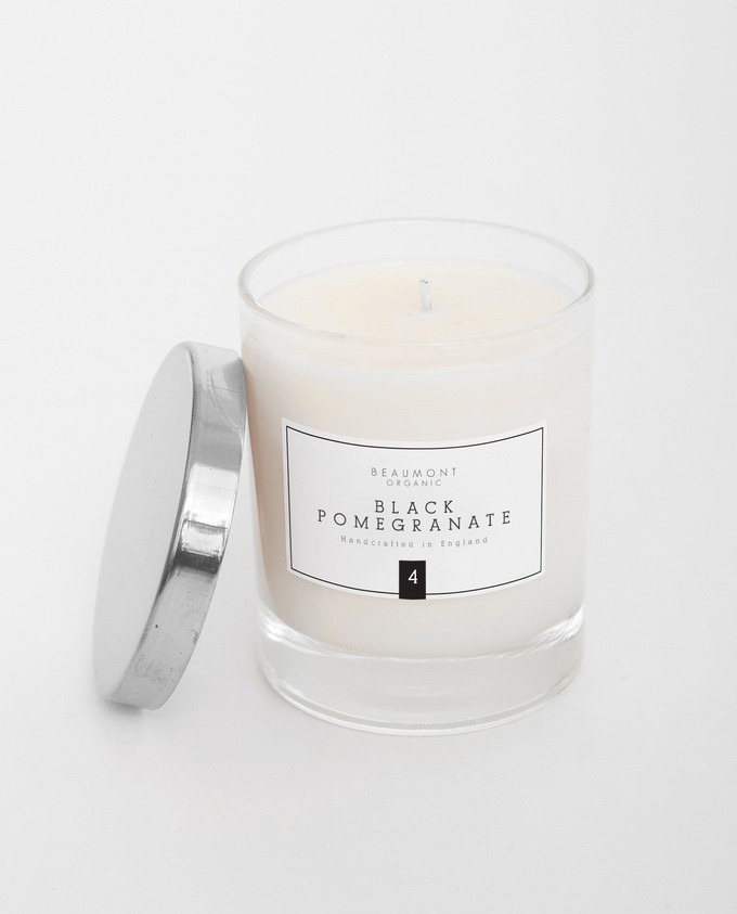 30cl Classic Candle With Silver Lid from Beaumont Organic