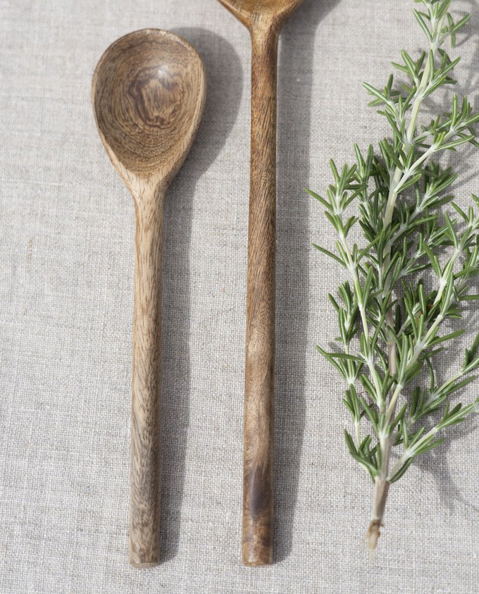Aveiro Wooden Spoon in Natural from Beaumont Organic