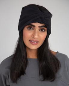 Anjalina Organic Cotton Headband In Black from Beaumont Organic