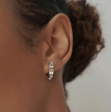 Bessie Earrings in Silver via Beaumont Organic