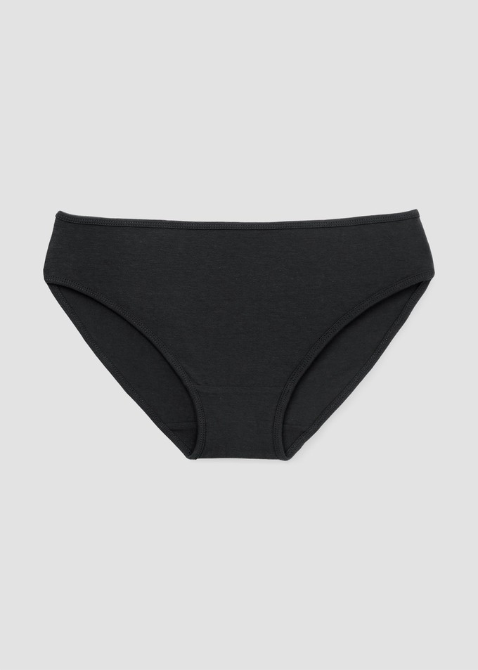 Zaria Bamboo & Organic Cotton Blend Knickers in Black from Beaumont Organic