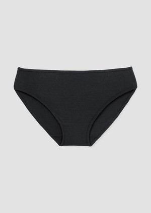 Zaria Bamboo & Organic Cotton Blend Knickers in Black from Beaumont Organic
