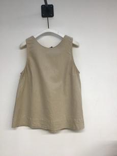 Effi Cotton Linen Vest in Sand S Preloved via Beaumont Organic