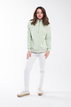 Zipped Neck Sweatshirt from Bee & Alpaca