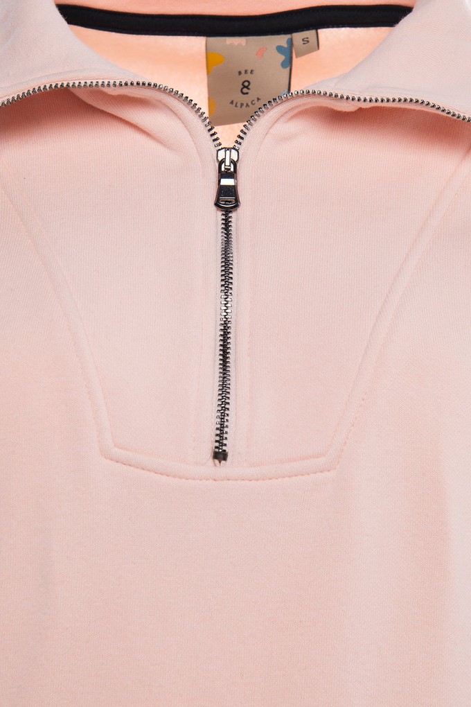 Zipped Neck Sweatshirt from Bee & Alpaca