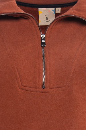 Zipped Neck Sweatshirt from Bee & Alpaca