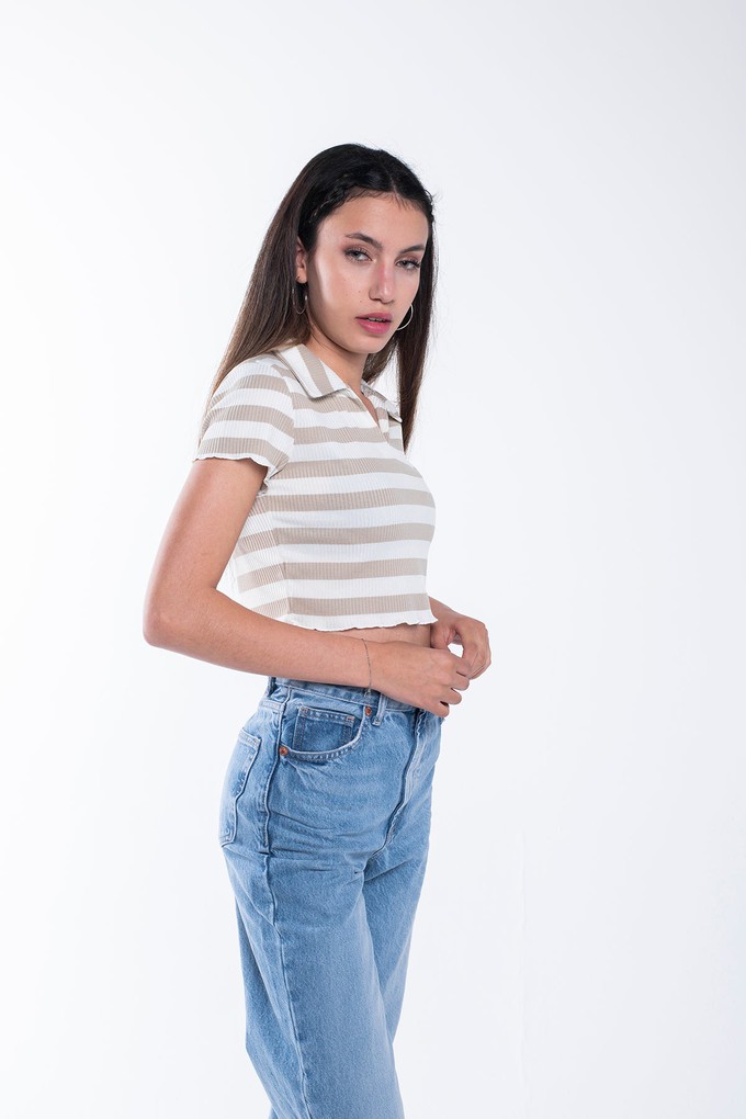 Crop Polo Tee from Bee & Alpaca