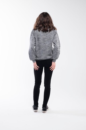 High Neck Buttoned Sweater from Bee & Alpaca