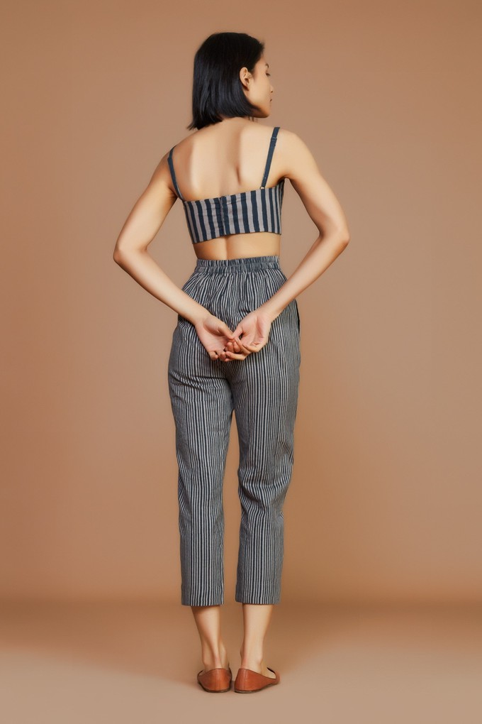 Janie Corset Pant Set Charcoal from Bhoomi