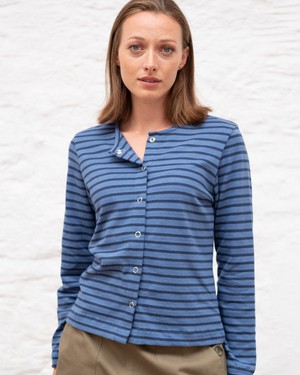 Joss Jersey Striped Cardigan from BIBICO