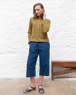 Joss Jersey Striped Cardigan from BIBICO