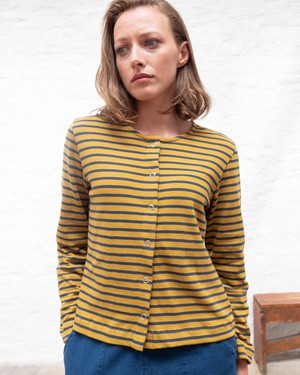 Joss Jersey Striped Cardigan from BIBICO