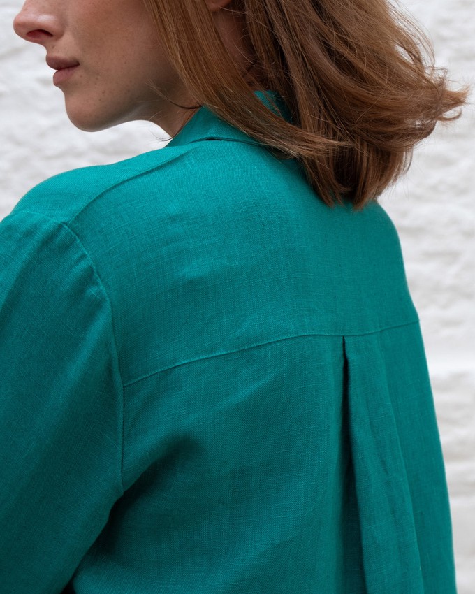 Tara Linen Shirt Dress from BIBICO