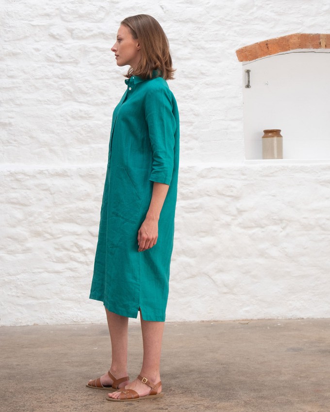 Tara Linen Shirt Dress from BIBICO