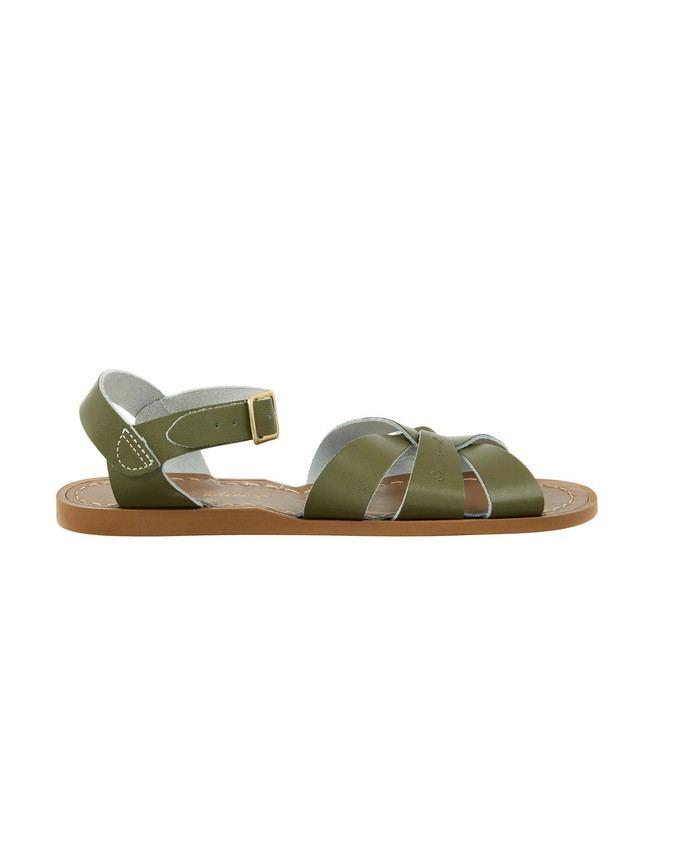 Olive Leather Sandals from BIBICO
