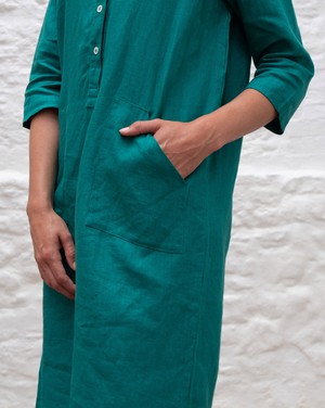 Tara Linen Shirt Dress from BIBICO
