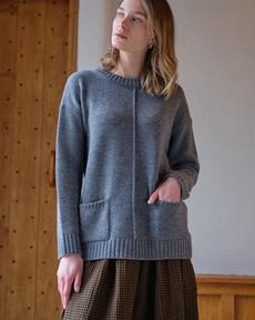 Aime Relaxed Wool Jumper via BIBICO