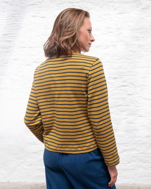 Joss Jersey Striped Cardigan from BIBICO