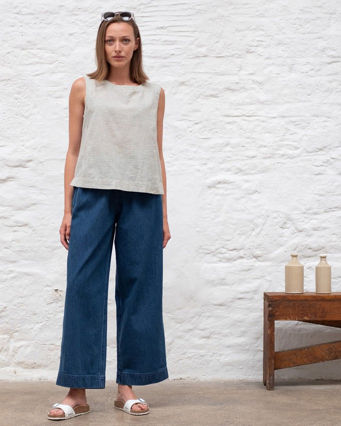 Orla Casual Denim Trousers from BIBICO